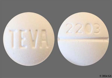 White Round TEVA - Metoclopramide Hydrochloride 10mg Tablet