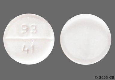 White Round 93 41 - Clomiphene Citrate 50mg Tablet