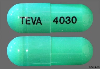 Green Capsule LOGO4030 LOGO4030 - Indomethacin 50mg Capsule