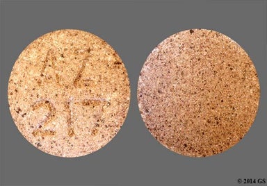Brown Round AZ 217 - Senna-Lax 8.6mg Tablet
