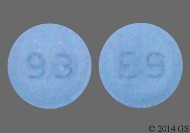 Blue Round 93 - Eszopiclone 3mg Tablet
