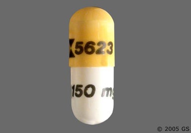White, Yellow Capsule LOGO 5623 150 mg - Nizatidine 150mg Capsule