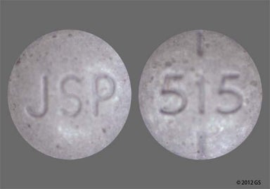 Purple Round 515 And Jsp - Unithroid 75mcg Tablet