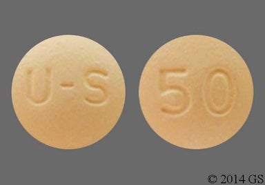 Yellow Round U-S - Topiramate 50mg Tablet