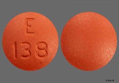 Red Round E 138 - Felodipine 10mg Extended-Release Tablet