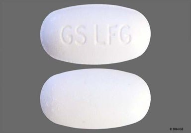 White, Gray Oval GS LFG - Horizant 600mg Extended-Release Tablet