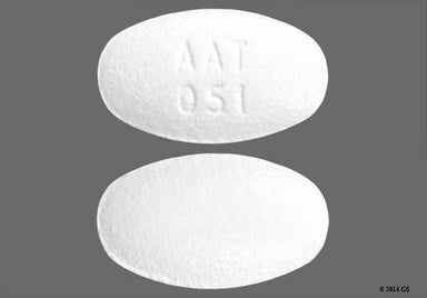 White Oval Aat 051 - Amlodipine Besylate/Atorvastatin Calcium 5mg-10mg Tablet
