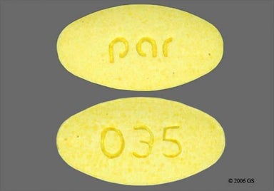 Yellow Oval par - Meclizine Hydrochloride 25mg Tablet