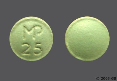 Green Round MP 25 - Amitriptyline Hydrochloride 25mg Tablet