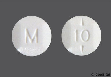 White Round 10 - Methylphenidate Hydrochloride 10mg Tablet