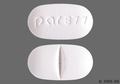 White Oval PAR 877 - Paroxetine Hydrochloride 20mg Tablet