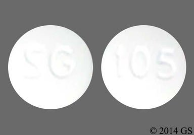 White Round 105 And Sg - Metformin Hydrochloride 500mg Tablet