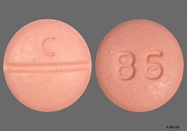 Pink Round 86 - Bisoprolol Fumarate 5mg Tablet