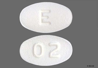 White Oval 02 And E - Carvedilol 6.25mg Tablet