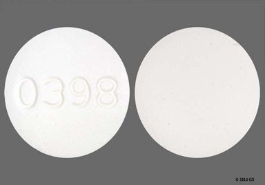 White Round 0398 - Diclofenac Sodium/Misoprostol 75mg-200mcg Delayed-Release Tablet