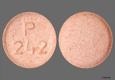Pink Round P 242 - Repaglinide 2mg Tablet
