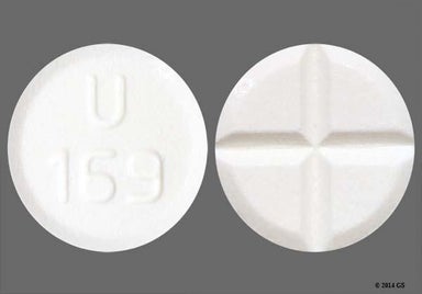 White Round U 169 - Tizanidine Hydrochloride 4mg Tablet