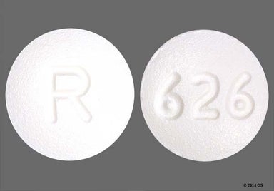 White Round 626 - Zafirlukast 20mg Tablet
