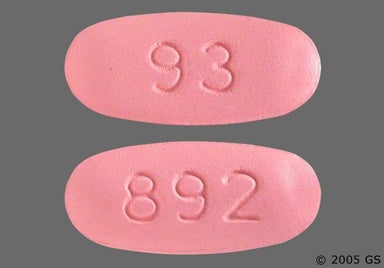 Pink Oblong 892 - Etodolac 400mg Tablet