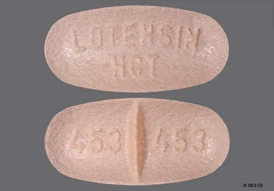 Gray-Purple Oblong Lotensin Hct And 453 453 - Benazepril Hydrochloride/Hydrochlorothiazide 20mg-12.5mg Tablet