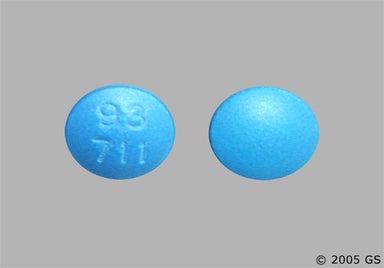 Blue Round 93 711 - Flurbiprofen 100mg Tablet