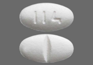 White Oval 114 - Losartan Potassium 50mg Tablet