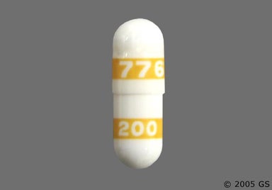 White Capsule 7767 200 - Celecoxib 200mg Capsule