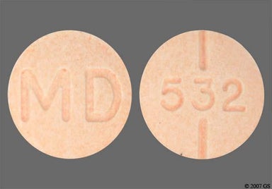 Orange Round Md And 532 - Methylphenidate Hydrochloride 20mg Tablet