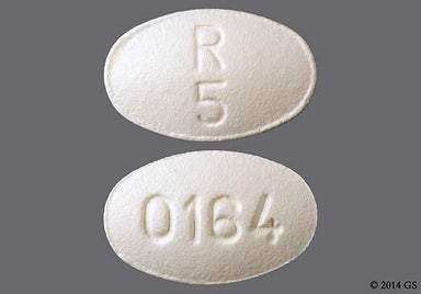 White Oval 0164 - Olanzapine 5mg Tablet