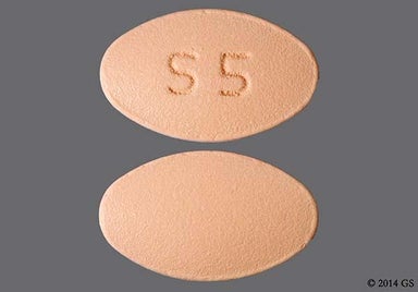 Red Oval S 5 - Simvastatin 20mg Tablet