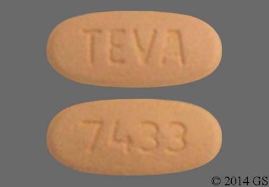 Orange Oval TEVA - Valsartan 160mg Tablet