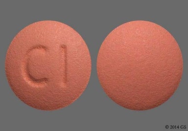 Pink Round CI - Clopidogrel 75mg Tablet
