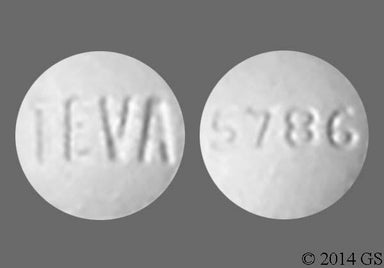 White Round TEVA - Entecavir 0.5mg Tablet