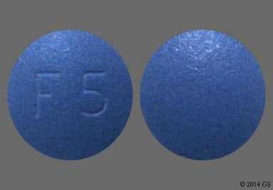Blue Round F5 - Finasteride 5mg Tablet