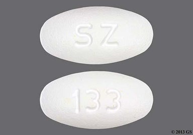 White Oblong 133 - Voriconazole 200mg Tablet
