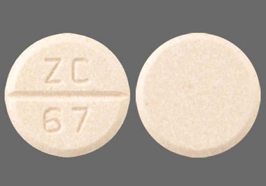 Peach Round ZC 67 - Venlafaxine Hydrochloride 75mg Tablet