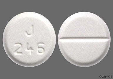 White Round J 246 - Lamotrigine 100mg Tablet