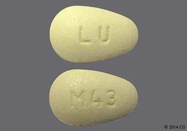 Yellow Tear Lu And M43 - Losartan Potassium/Hydrochlorothiazide 100mg-25mg Tablet