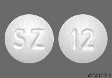 White Round Sz And 12 - Eplerenone 25mg Tablet