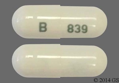 White B 839 - Mefenamic Acid 250mg Capsule