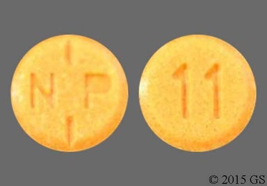 Orange Round NP - Oxycodone Hydrochloride 5mg Tablet