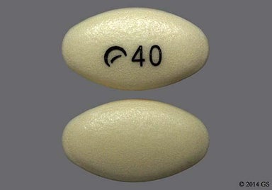 Yellow Oval LOGO 40 - Pantoprazole Sodium 40mg Delayed-Release Tablet