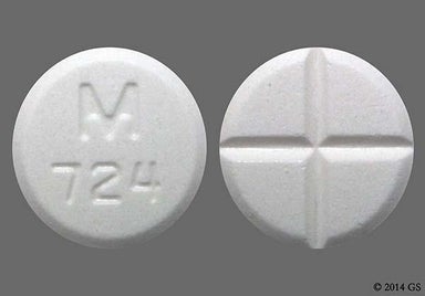 White Round M 724 - Tizanidine Hydrochloride 4mg Tablet