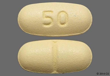 Yellow Oval 50 - Naltrexone Hydrochloride 50mg Tablet