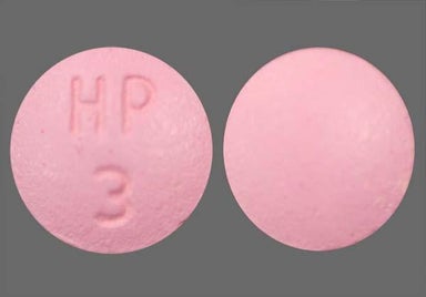 Pink Round HP 3 - Hydralazine Hydrochloride 50mg Tablet