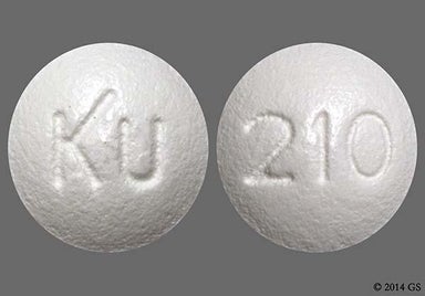 White Round Ku And 210 - Montelukast Sodium 10mg Tablet