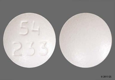 White Round 54 233 - Amlodipine Besylate 10mg Tablet