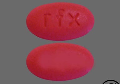 Pink Oval rfx - Xifaxan 550mg Tablet