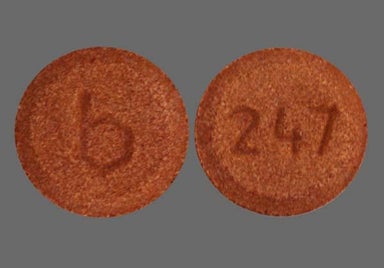 Brown Round B And 247 - Junel Fe 24 28-Day Tablet