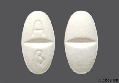 White Oval A B - Metoprolol Succinate 25mg Extended-Release Tablet